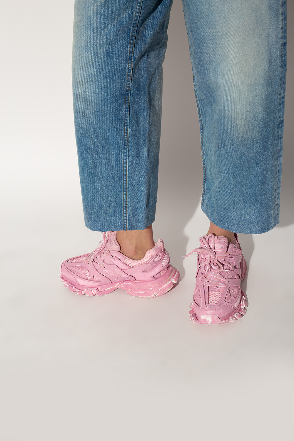 Balenciaga track pink best sale